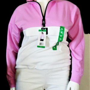 DKNY Sport Women's 1/2 Zip Pull-Over